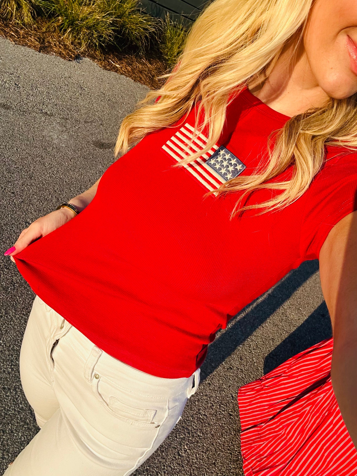 American Flag Tee
