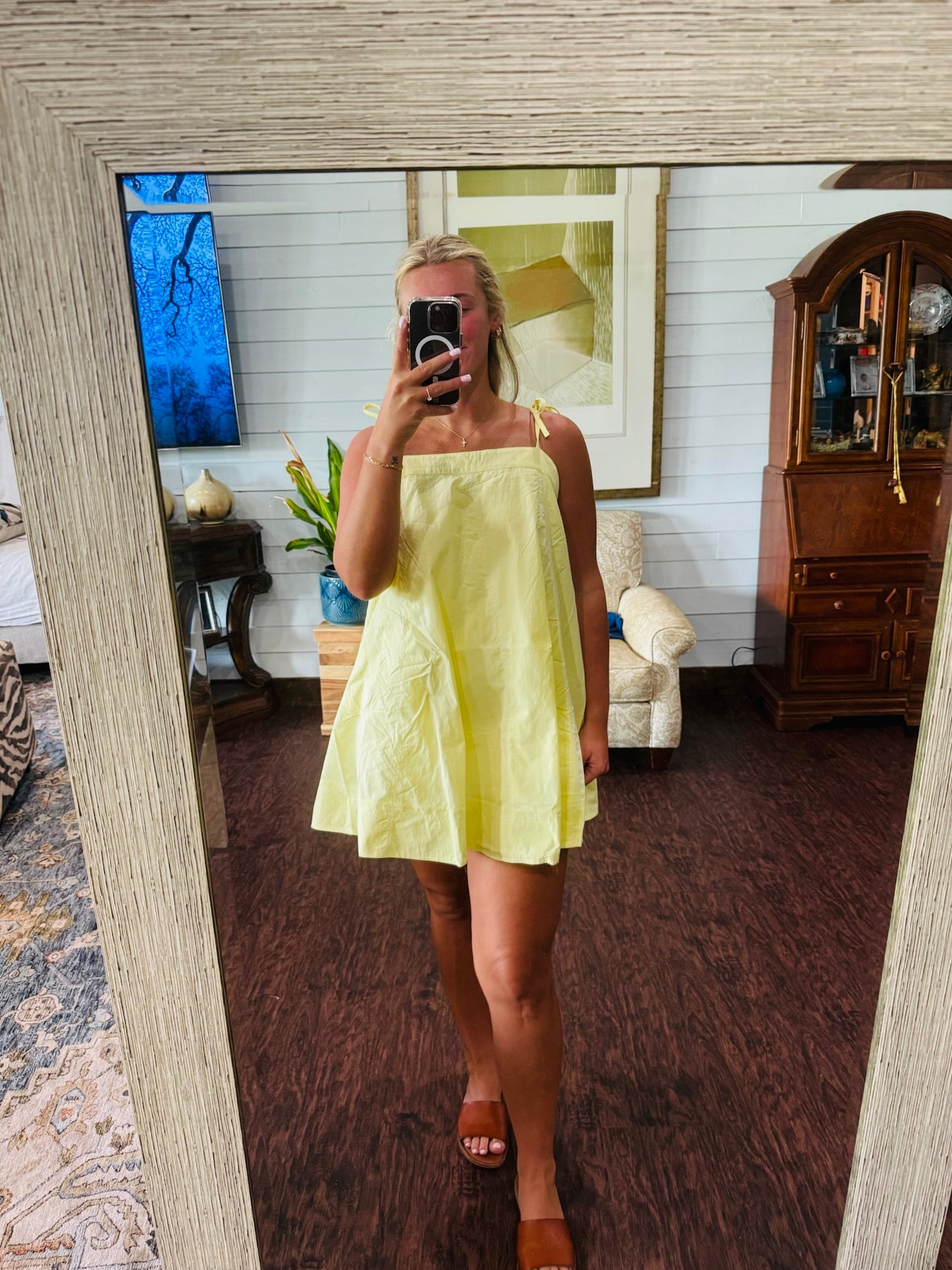 Yellow Mini Dress