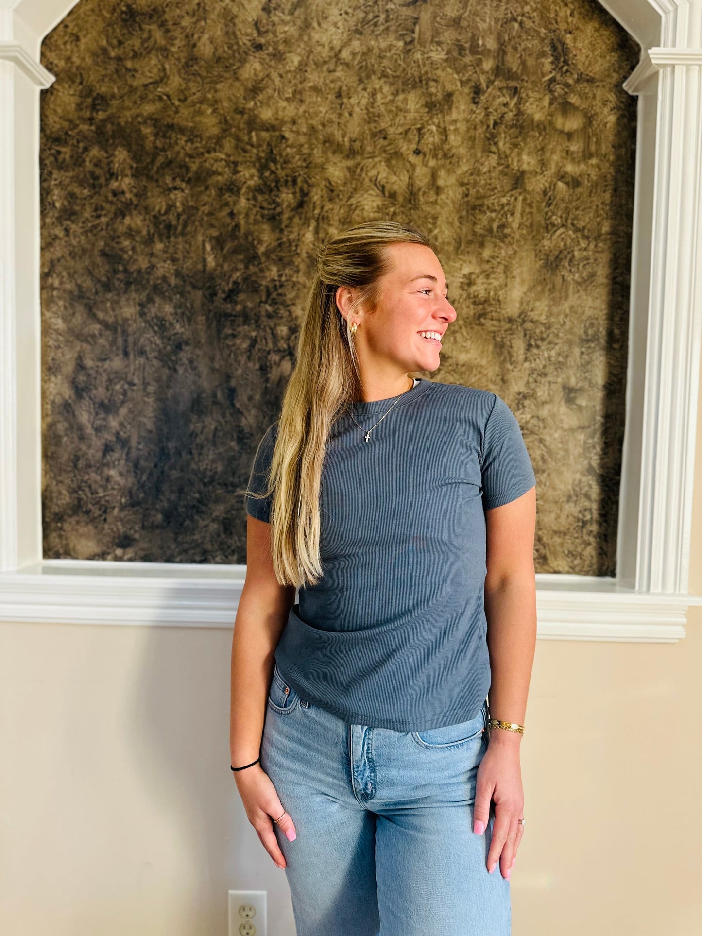 Navy Annie Tee