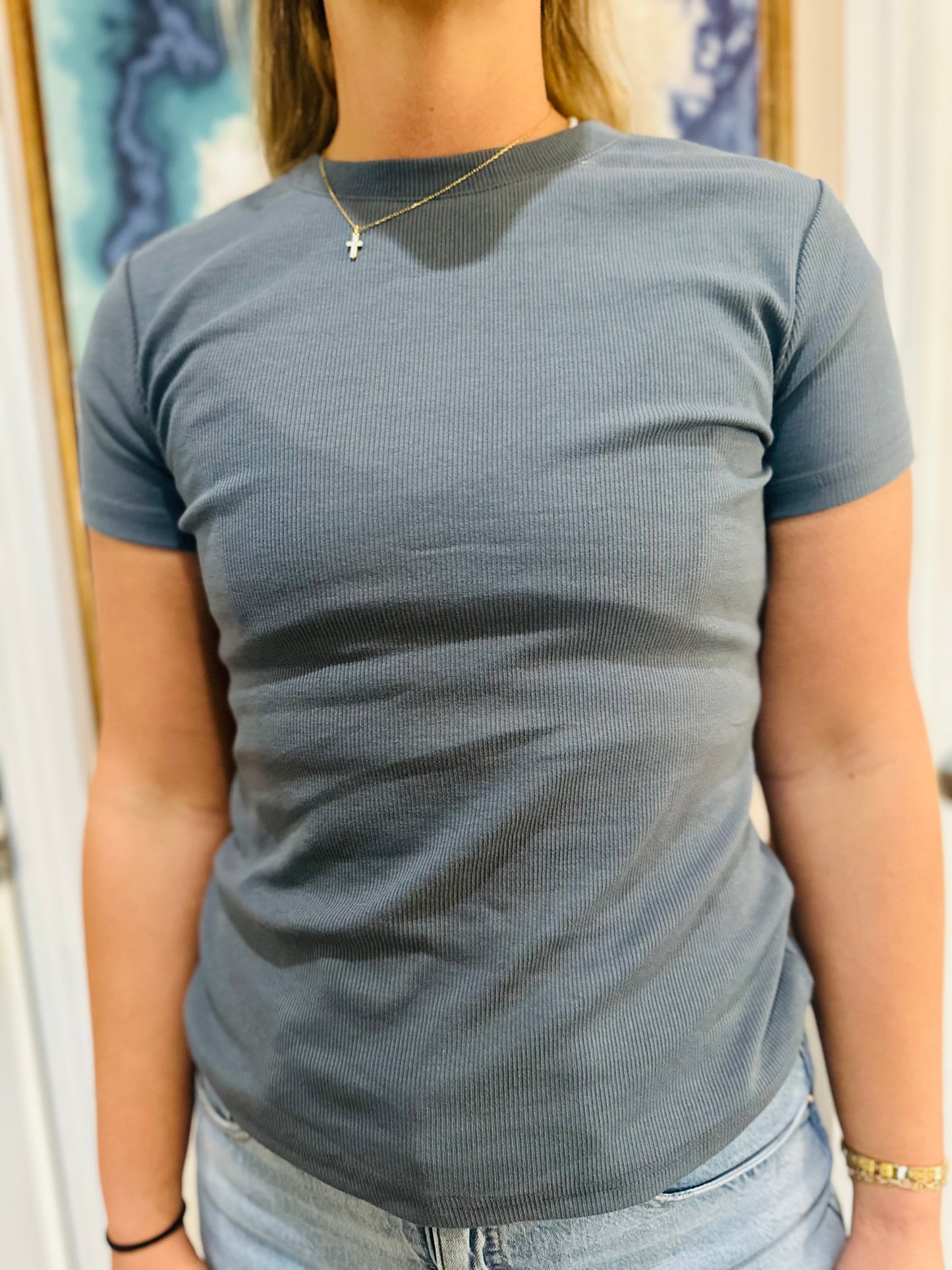 Navy Annie Tee