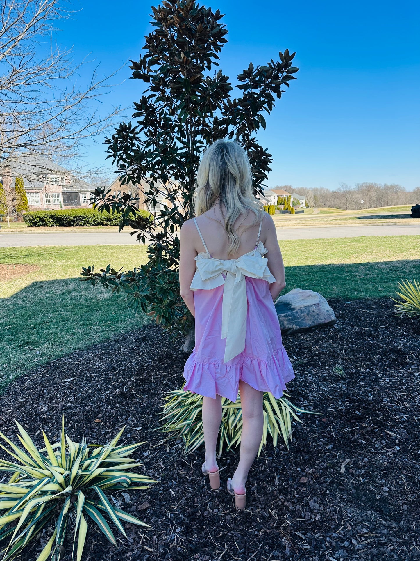 Pink Babydoll Dress