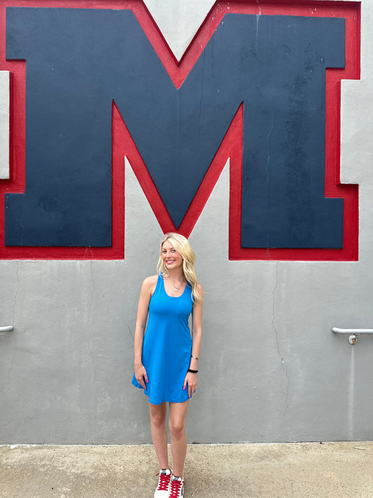 Blue Athletic Dress