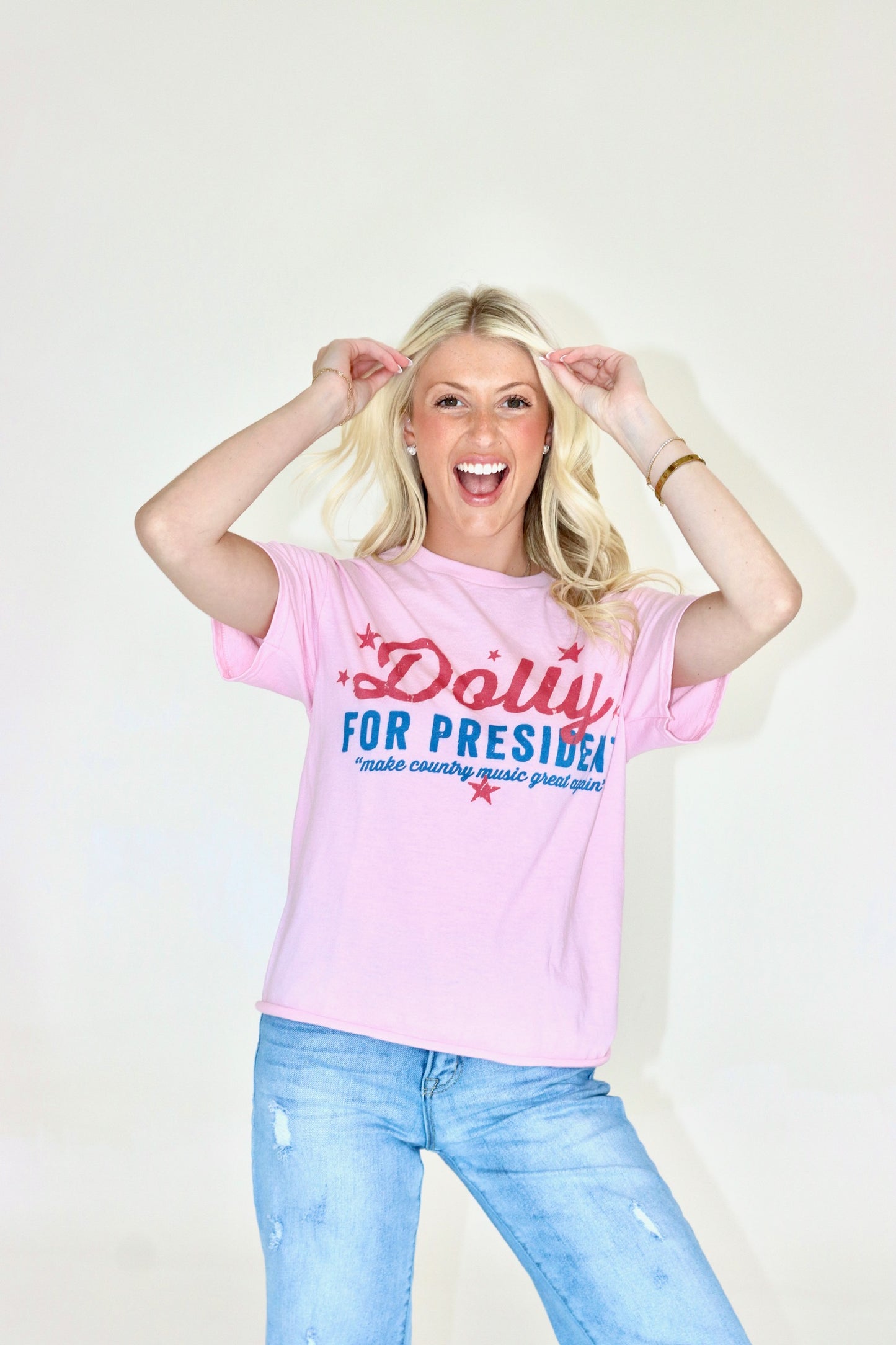 Dolly For President Graphic Tee