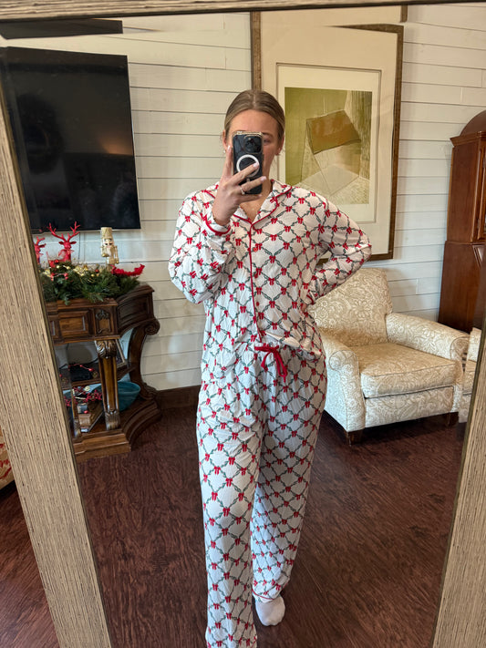Holiday Trellis Pajama Set
