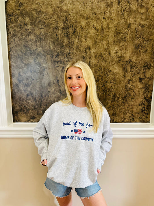 Home of the Cowboy Crewneck