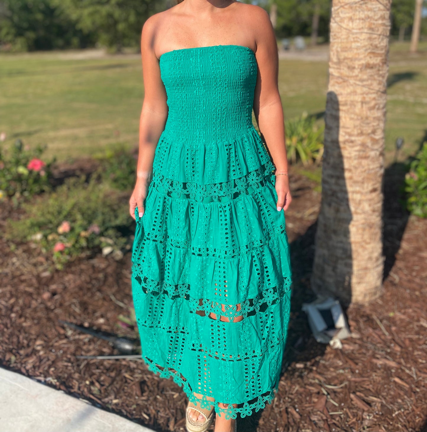 Emerald Green Tube Dress