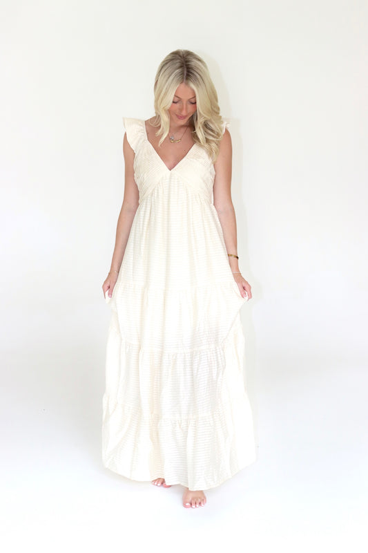 Cream Maxi Dress