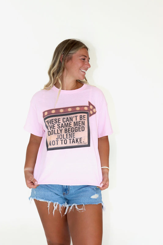 These Can't Be The Same Men Dolly Begged Jolene Not To Take Graphic Tee