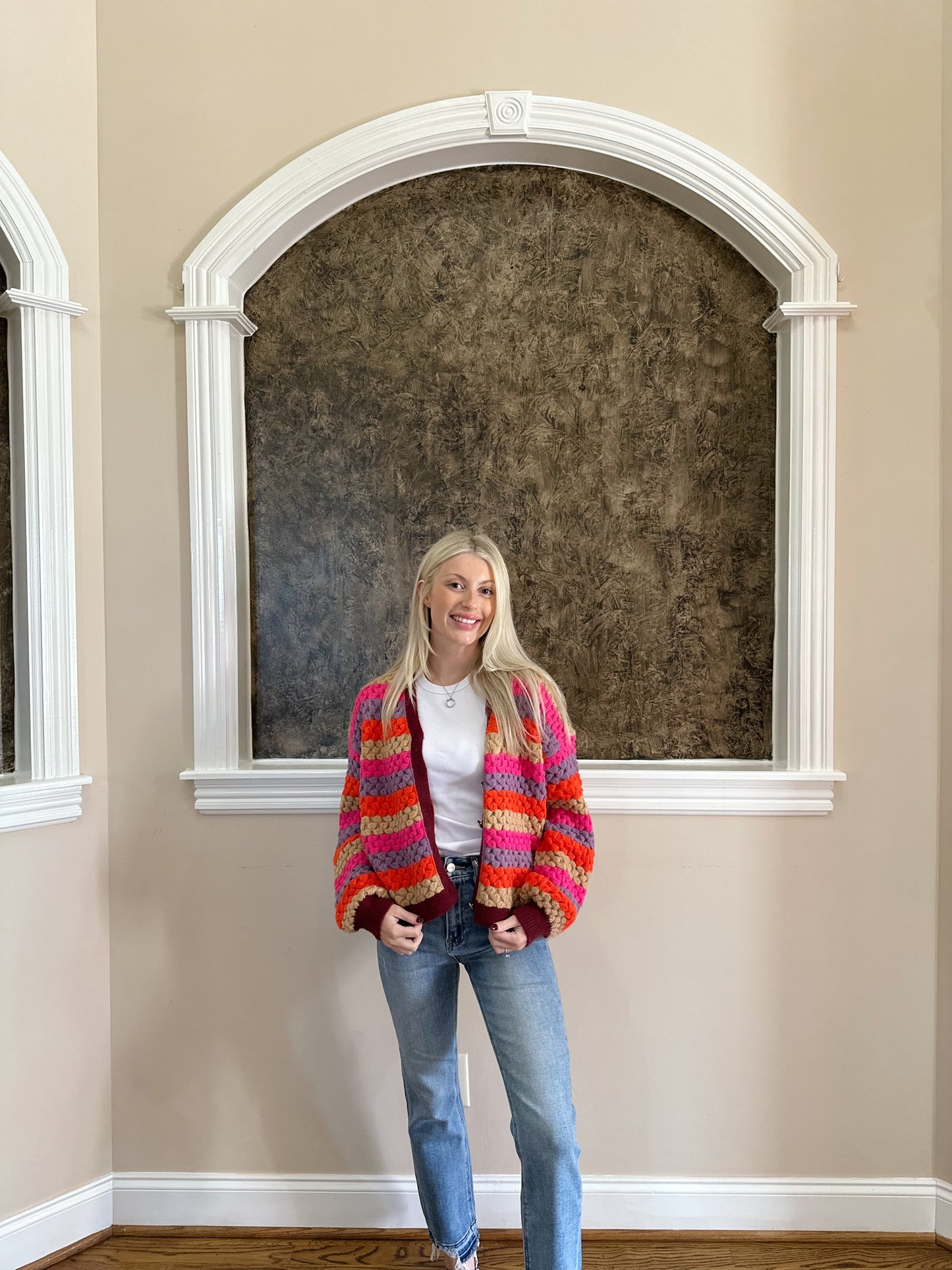 Berry Multi-Colored Sweater