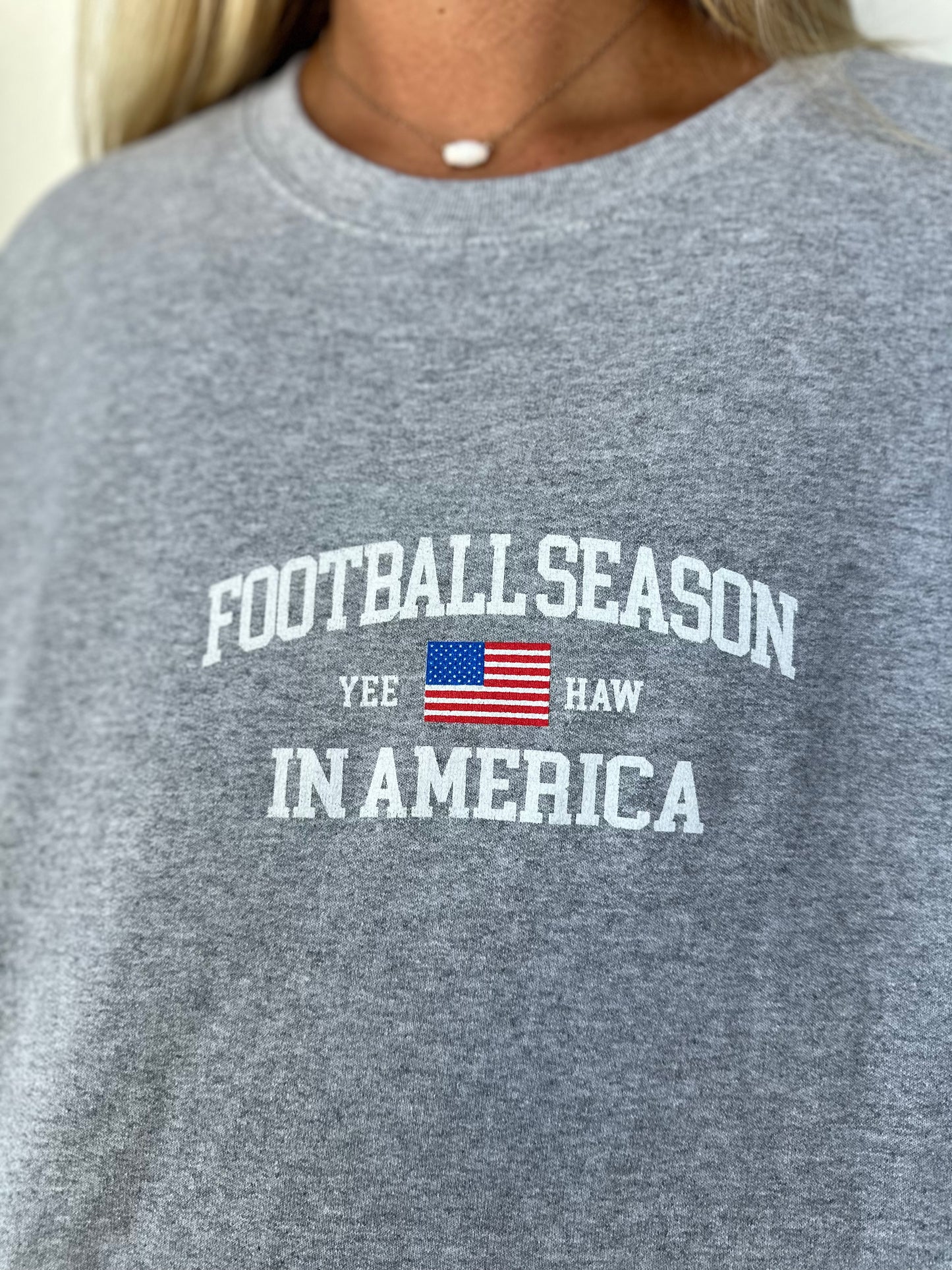 Football Season in America Crewneck